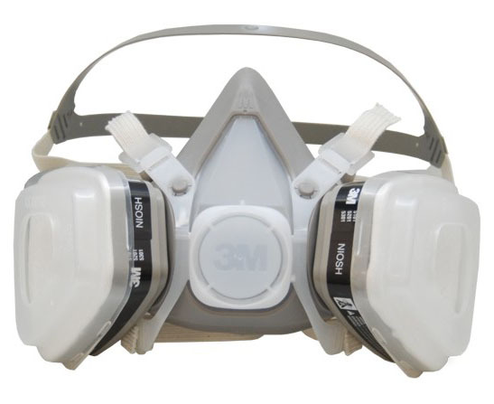 3M 7193 dual cartridge respirator face mask-auto paint