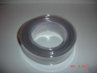 5 feet 24MM x 4MIL clear layflat pvc heat shrink 