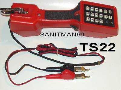 Harris fluke TS22 telephone ts 22 lineman butt set 
