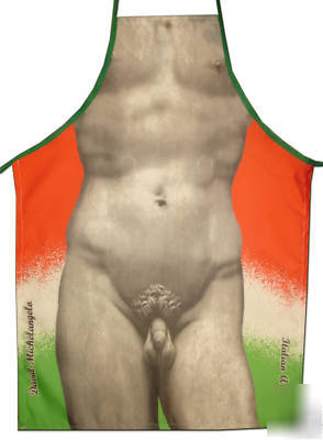 Italian david sexy aprons for italian shop stock 50PCS.