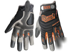 Klein 40063 journeyman heavy-duty protection gloves - l