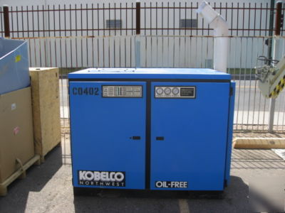 Kobelco KNW0-c/l 60 hp rotary oil-free air compressor