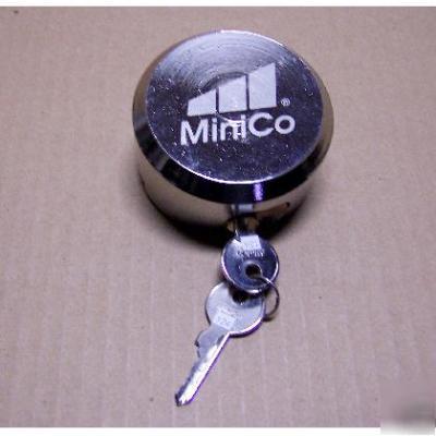 Minico hockey puck lock, shackleless keyed alike, used