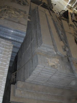 New alum concrete wall forms 9' vip textured 