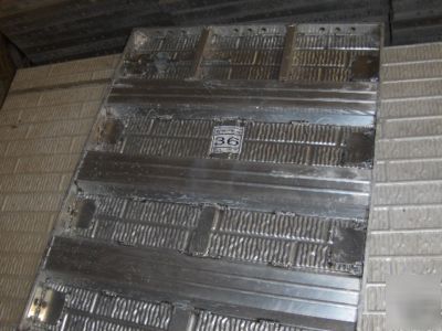 New alum concrete wall forms 9' vip textured 