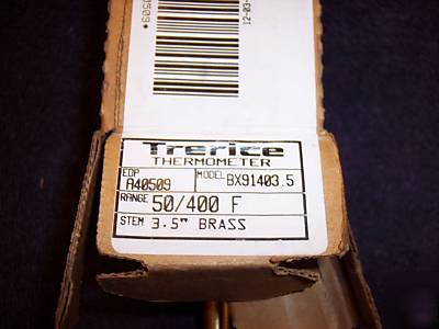 New trerice thermometer ~ model #BX91403.5 ~ in box