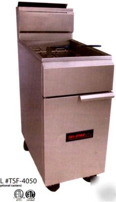 Tri-star 40-50 lb gas heavy duty high performance fryer