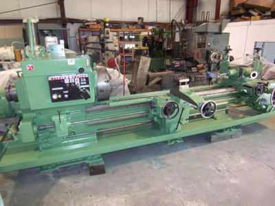 Warner & swasey 3A square head long bed turret lathe