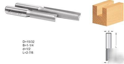  amana 2-flute router bit 1/2SHK 2-7/8 length