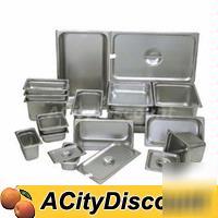 1DZ update 1/2 size s/s steam table pans 4