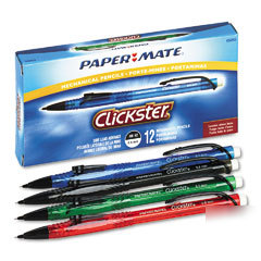 Clickster mechanical pencil, .5MM, refillable, assorted