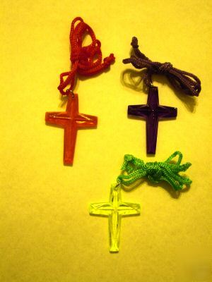 Cross necklaces party favors sunday school class awards