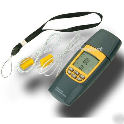 Digital k / j type thermocouple thermometer 4 probes bp