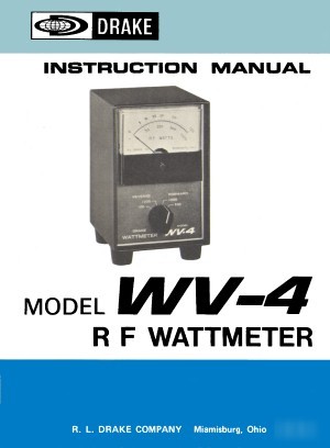 Drake wv-4 manual Â»rÂ²