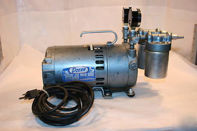 Gast vacuum pump model 0522-V4B-G180DX 1/3 hp