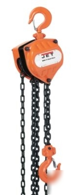 Jet smh-1-1/2T-10, 1.5 ton hand chain hoist, 10' lift