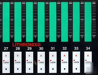 Komori lithrone 40 pqc console ink key buttons membrane