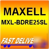 Maxell mxl BDRE25SL bd re blu ray rewriteable disk disc