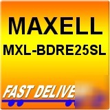 Maxell mxl BDRE25SL bd re blu ray rewriteable disk disc