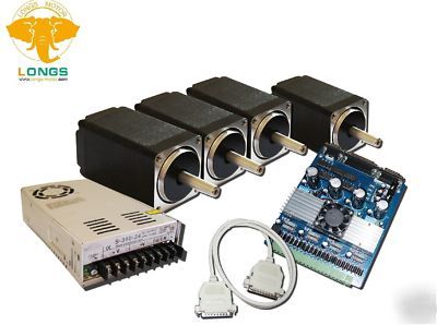New 4 axis cnc router or mill kit NEMA11 steppermotor 