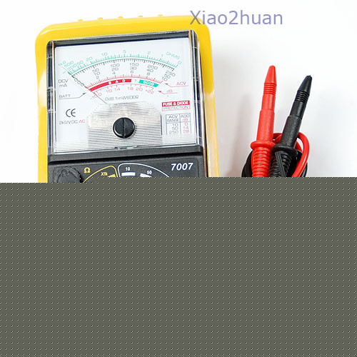 Portable ac dc resistance ohm analog multimeter tester