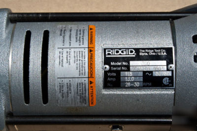 Ridgid tools 700 115 volt portable 41935 pipe threader