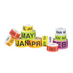 Shoplet select jan months of the year labels 3 x 6 yel