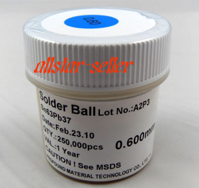 0.6MM 0.6 0.60 mm 250K solder ball bga reballing balls