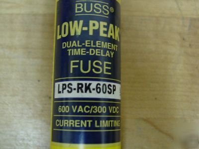 10 buss low-peak lps-rk-60SP time delay fuses