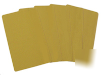 250X blank gold pvc CR80 cards photo id gift loyalty