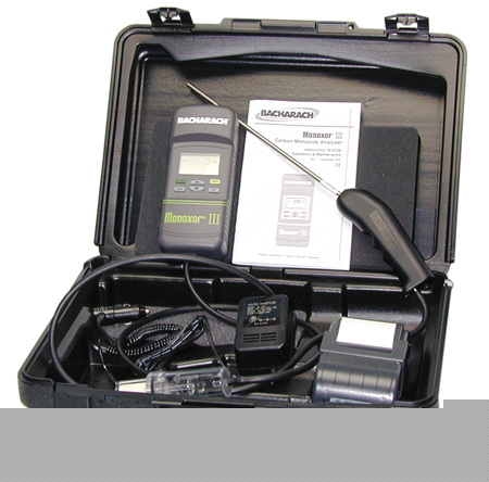 Bacharach 19-8105 carbon monoxide analyzer kit