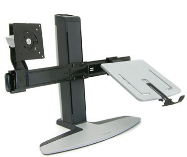 Ergotron neo-flex combo lift stand for laptop computers