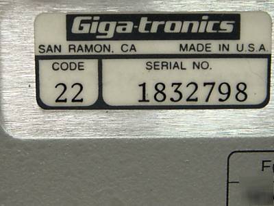 Gigatronics 8541C rf power meter 