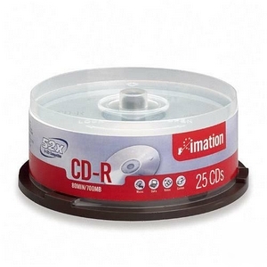 Imation 17333 -25PK cdr 52X 700MB 80MIN 