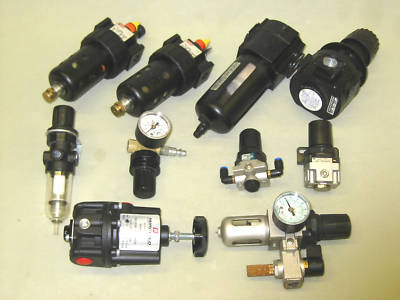 Regulators, filters, lubricators, proto type kit, 10PCS