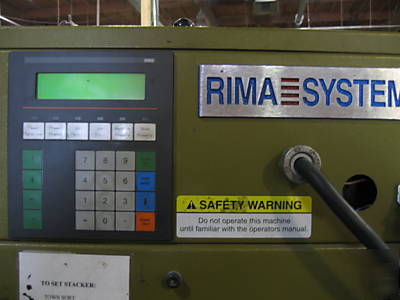 Rima RS12S stacker w/ interface - mail control townsort