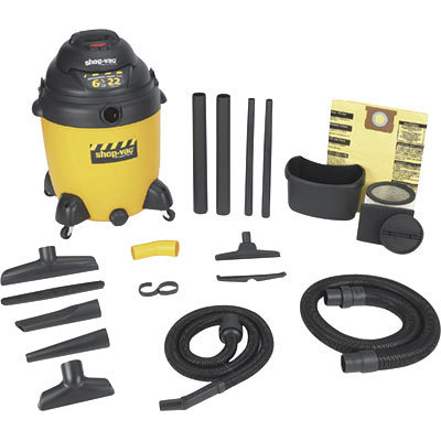 Shop-vac industrial ultra pump vacuum 22 gallon, 6.5 hp