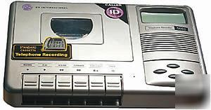 Telephone recorder w/ lcd info center & caller id - spy