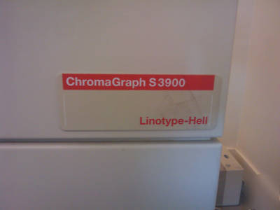 Used chromagraph S3900 drum scanner + mounting station