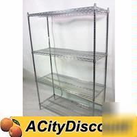 Used seville 4 shelf commercial kitchen 48X18 rack