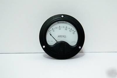 Westinghouse 0-50 a.c. amperes meter ac works