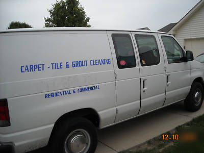 2003 e-250/white magic carpet cleaning system
