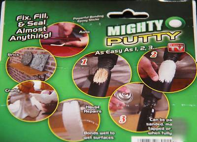 3 tubes mighty putty bonding epoxy fix fill seal repair