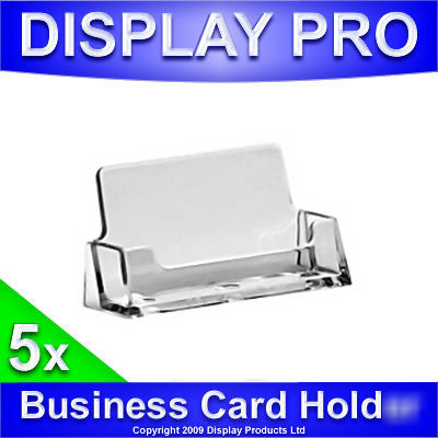 5X desktop business card holder display dispenser stand