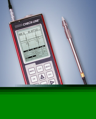Check-line ti-pvx ultrasonic wall thickness gauge used