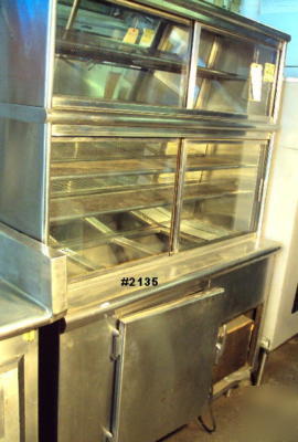 Commercial refrigerated dessert case