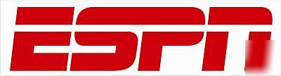 Espn logo window sticker vinyl pub sky sports setanta 