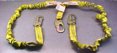 French creek 420AS 6' dual leg, lanyard w locking hook