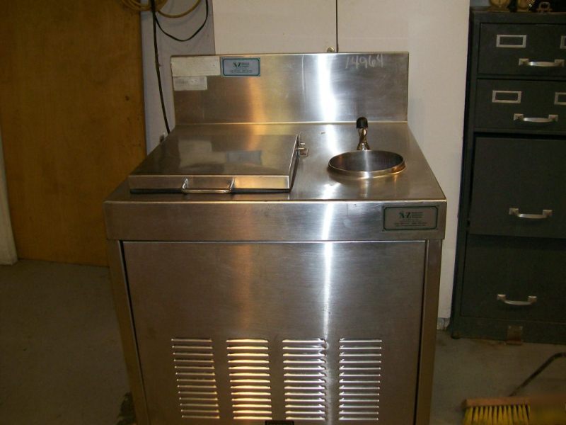 Glastender ice cream dipping cabinet