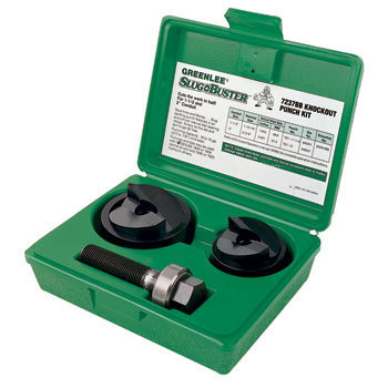 Greenlee 7237BB slug buster manual knockout kit 1-1/2-2